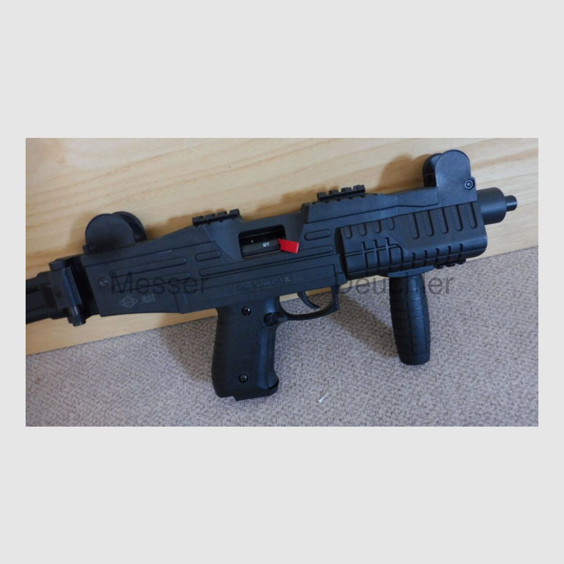 Ekol ASI blank firing pistol / submachine gun with folding stock