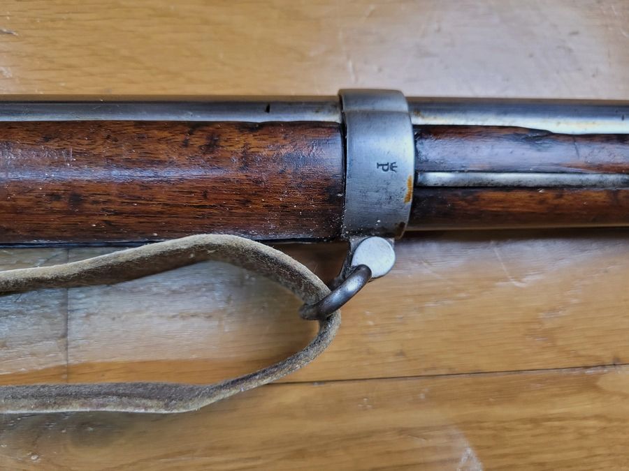 Très bon fusil 1777 modifié AN IX – Manufacture Impériale de St Étienne – Année 1810 – très homogène – Bretelle et baïonnette – Excellent État !, image 6 sur 29