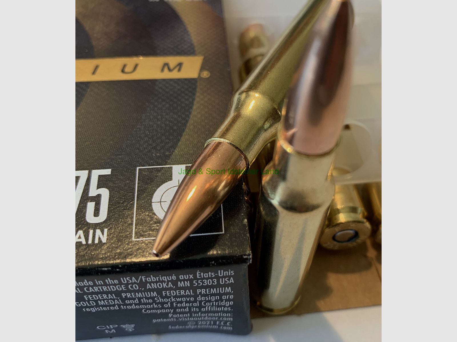 Federal -Gold Medal Match- Sierra Matchking, 175grs, BTHP