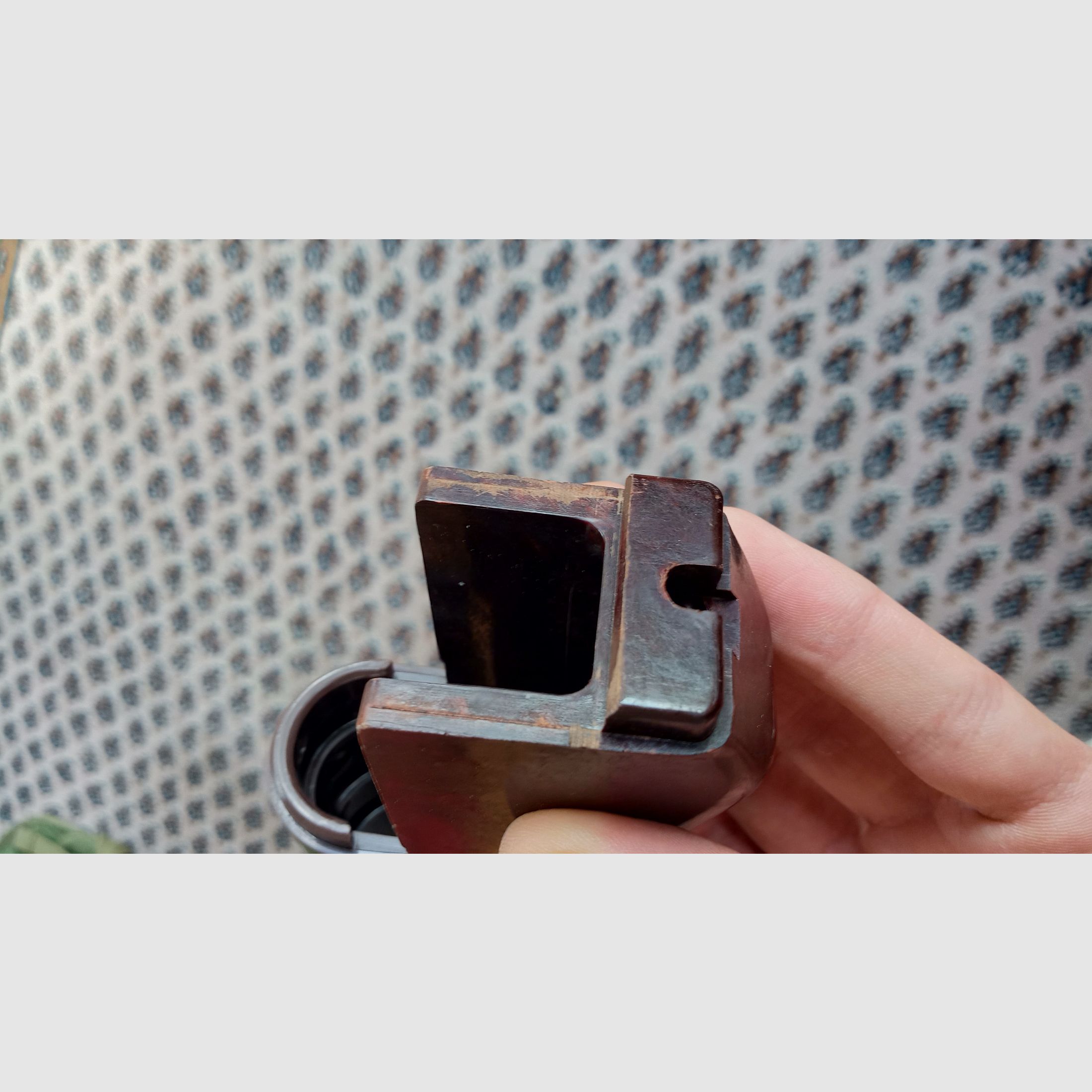 Set di protezione anteriore AKMS MPi dell'Est Germania per AKMS & AK74 DDR NVA in bakelite e plastica // montaggio indiretto anche per NEDI SDM Type 56 possibile, immagine 7 di 20