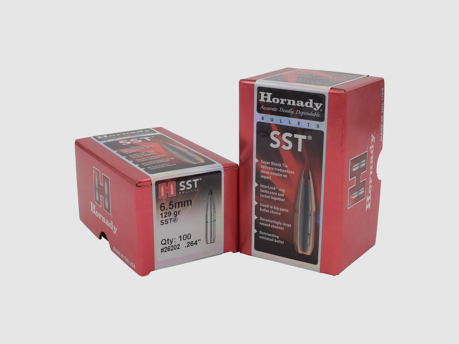 Hornady BULLETS 6,5MM /.264 129GR SST – 100 szt.