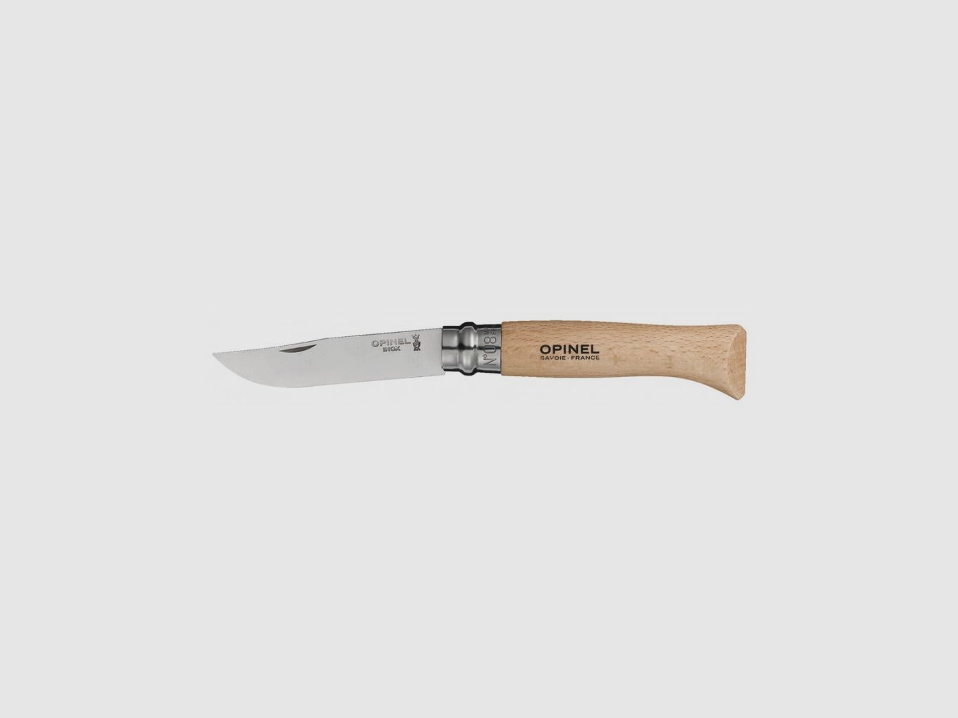 OPINEL TRADITION INOX N° 8 HANDGRIFF EICHE Klinge 8,5 cm im Blister