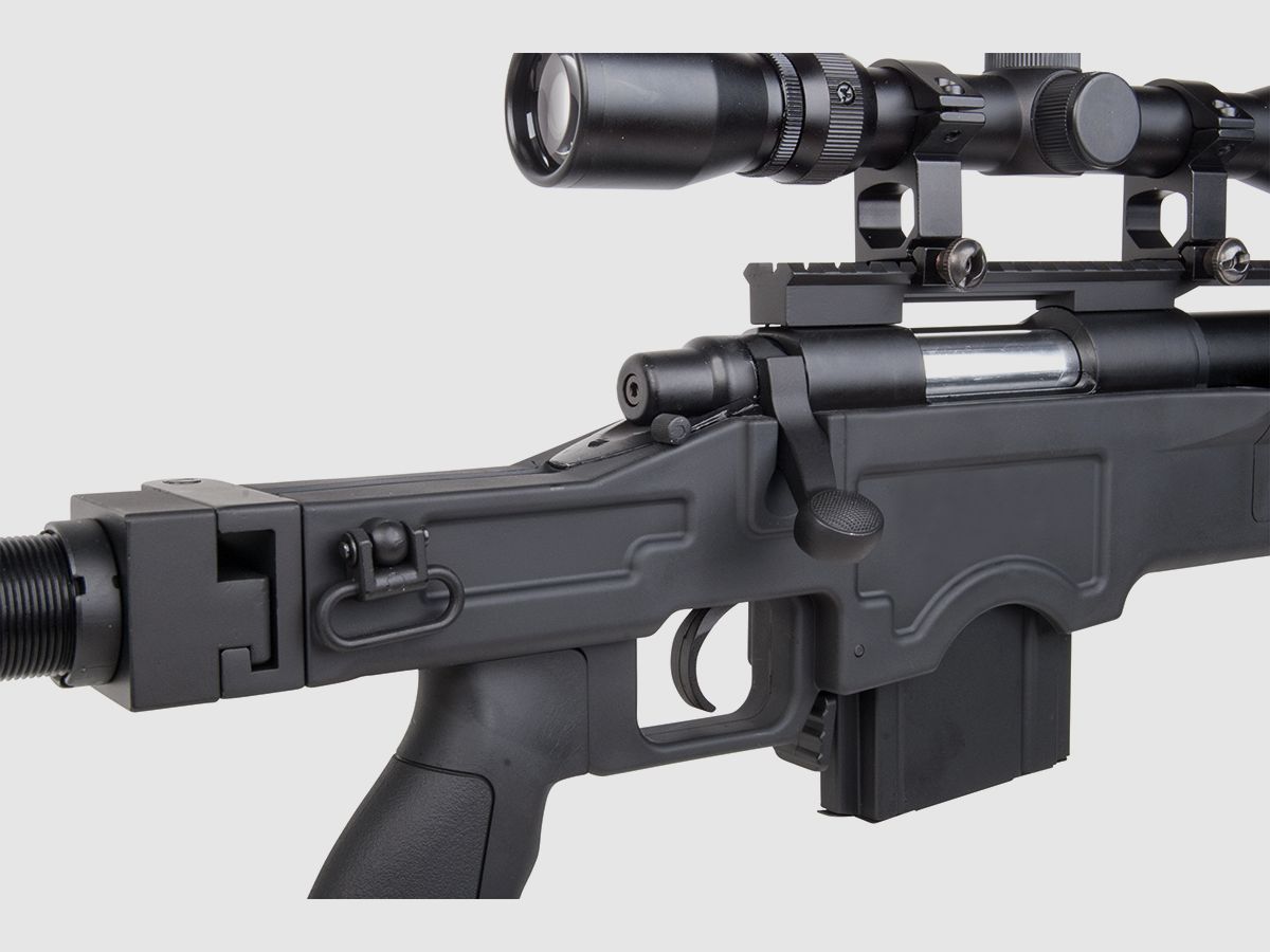 GSG 4412 Sniper Schwarz 6mm - Airsoft Federdruck, Bild 4 von 14