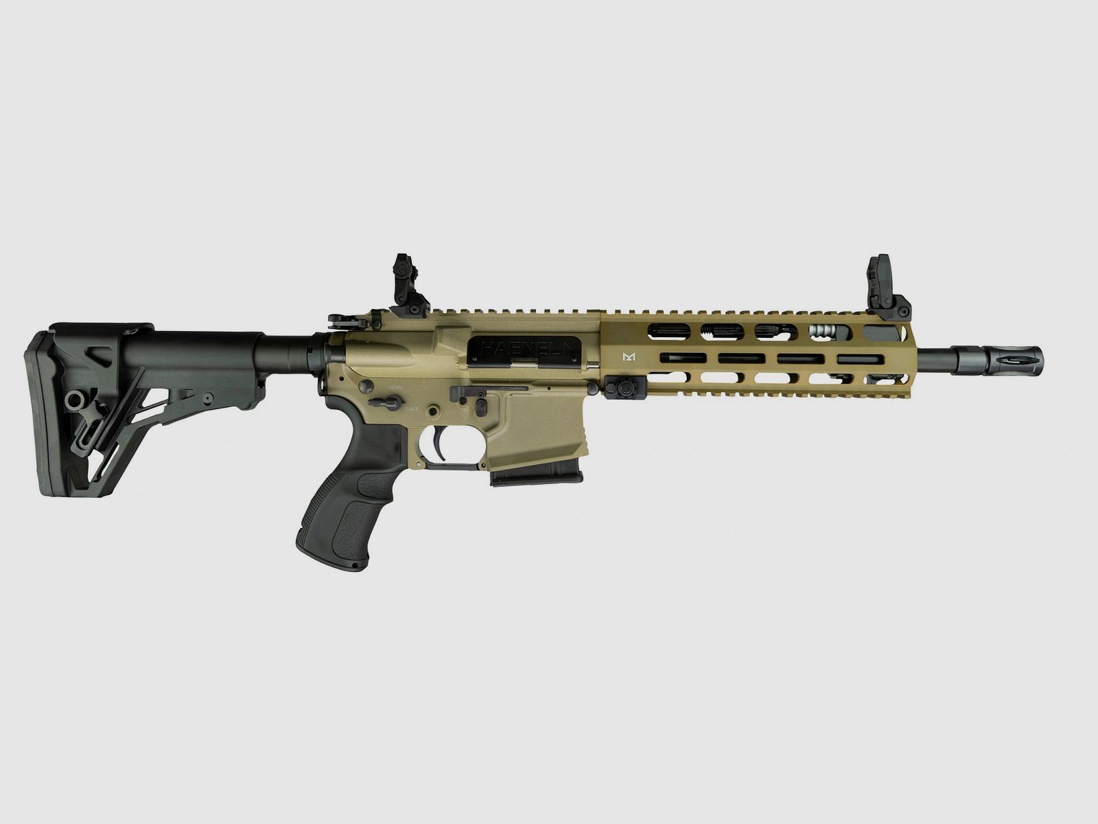 Haenel Selbstladebüchse CR223, 10,5" Lauf, Sand