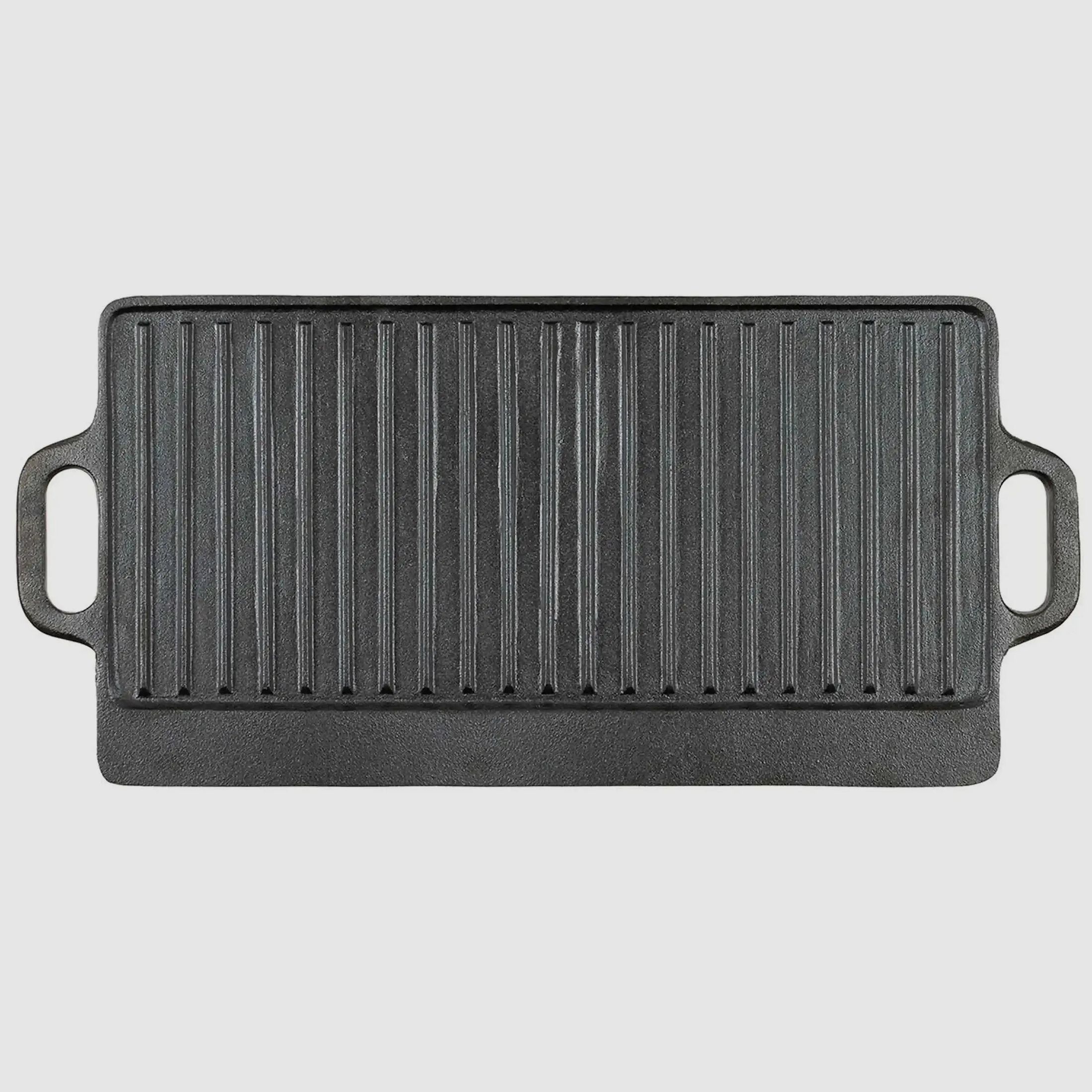 Fox Outdoor Fox Outdoor Grillplatte Gusseisen mit Griffen