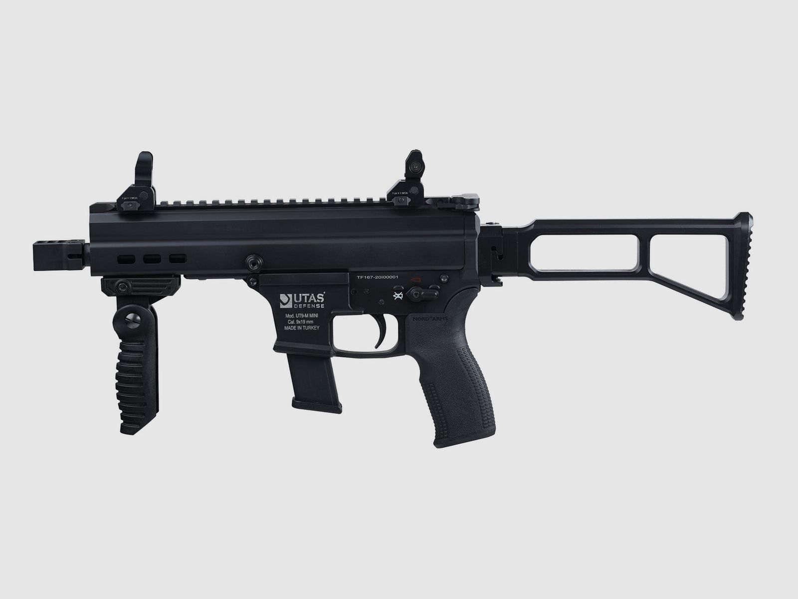 UTAS UT9-M Mini AR15 6" Kal. 9x19mm, afbeelding 3 van 6