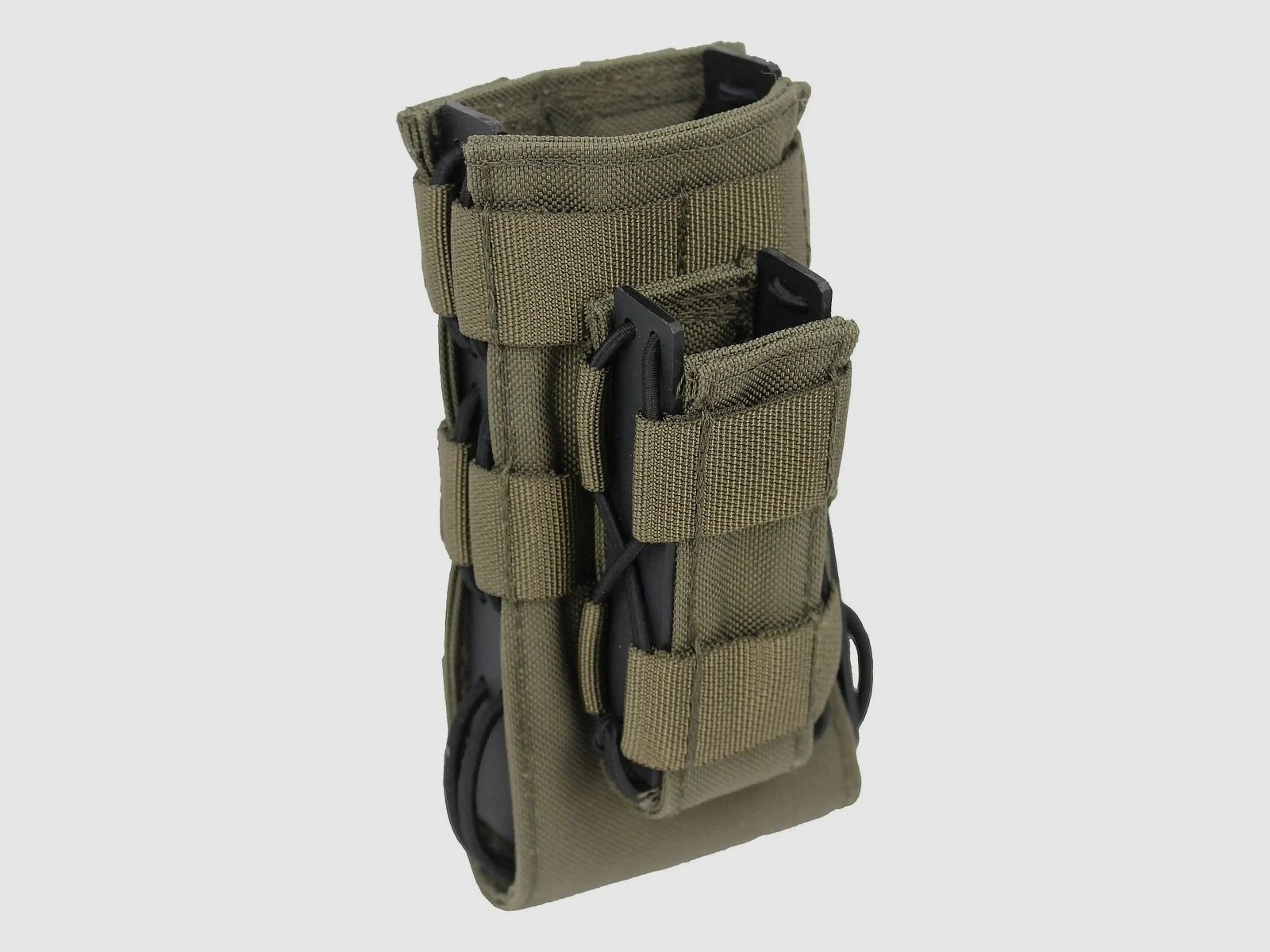 Zentauron Zentauron Schnellzieh-Magazintasche G36 Duo - Steingrau Oliv