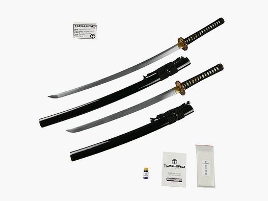 Katana Wakizashi Zestaw Mieczy Daisho Kuro Tatsu