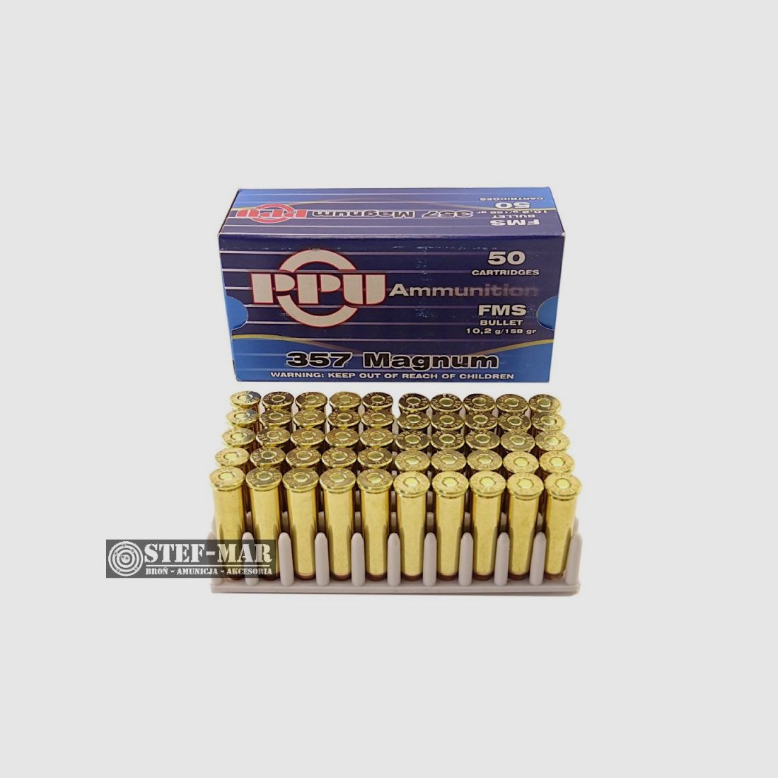 PPU .357 Magnum FMS Munition (50 Stück) [C16-4], Bild 1 von 3