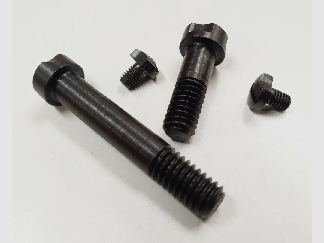 Schwaben Arms GmbH Set di viti Mauser K98 2x vite di sistema / vite di cassa (corta/lunga) 2x vite di sicurezza