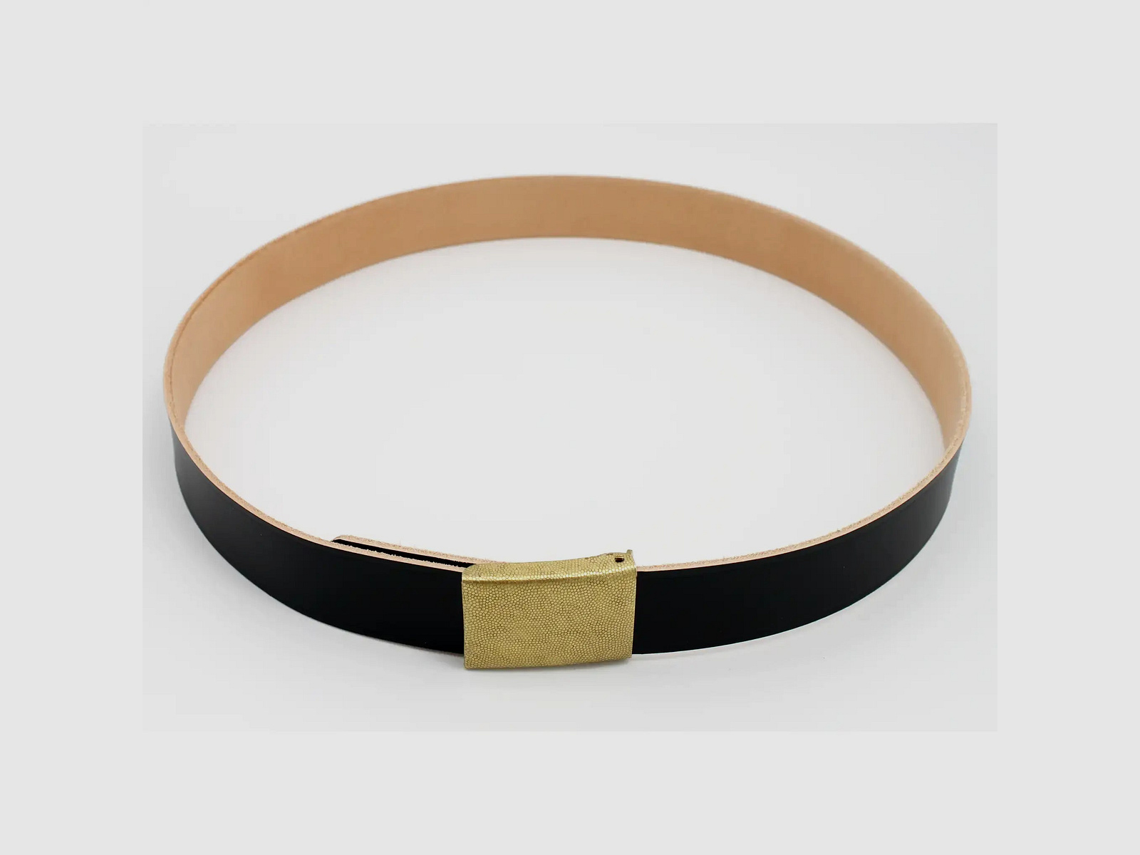 Home Home Bundeswehr Pants Belt Leather according to TL Marine - 120 cm