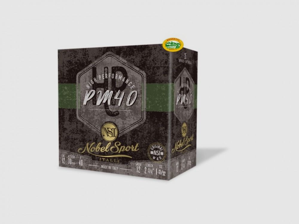 NOBEL Patronen PM40 Kal.12 gr.40 pb.5 spezielle Taube