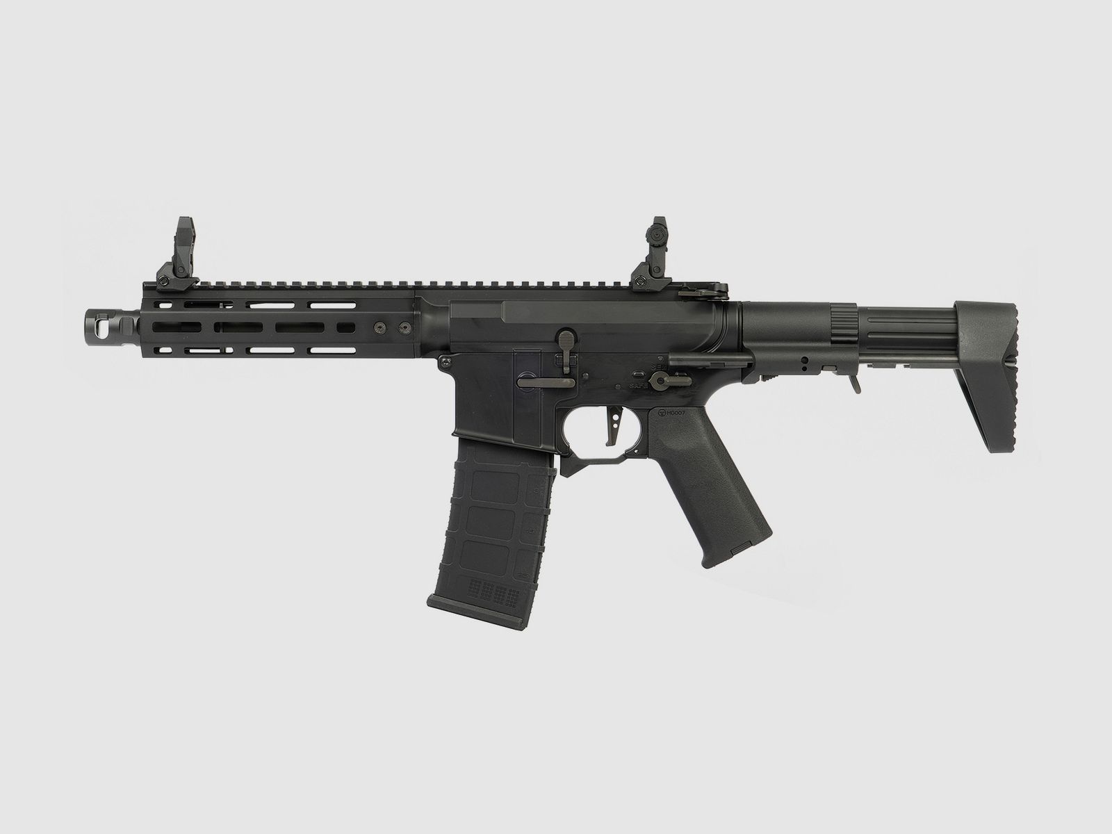 Ares Gel Blaster M-LOK 'S' Schwarz 8mm - Airsoft S-AEG