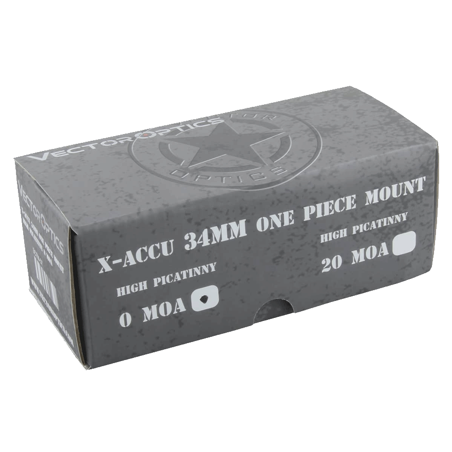 Montage Vector monobloc avec anneaux de 34mm X-Accu Haut Rail Picatinny, image 10 sur 10