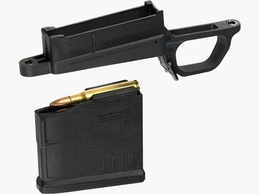 Magpul Bolt Action Magazine Well / Zestaw konwersyjny 5 nabojów do Hunter 700 LA .30-06 Sprg. - Standardowy czarny