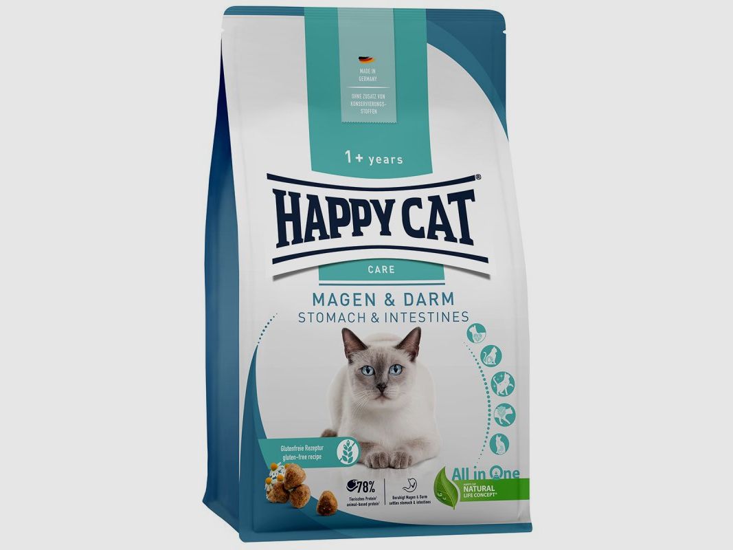 Happy Cat Katzen Trockenfutter Sensitive Magen & Darm 300 g