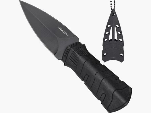 Neck Knife Umhängemesser beidseitig geschliffen Dolch-Klinge