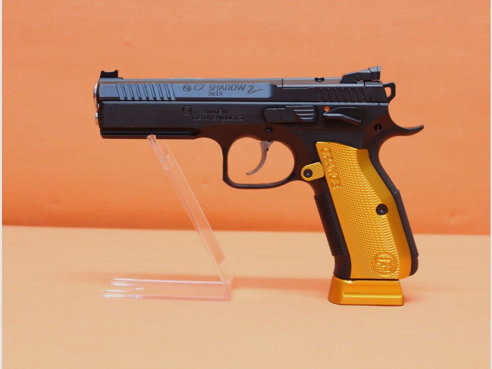 CZUB Ha.Pistolet 9mmLuger CZUB CZ SHADOW2 Orange OR Prêt pour Optiques 119mm Canon/ pour Red Dot Sight CZ75