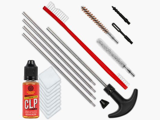 Shooter's Choice 6.5mm Gun Cleaning Kit incl. FP-10 Lubricant Elite CLP (8-32) (SHF-SRK-65)