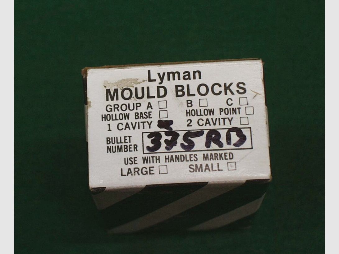 Lyman Kokille Kal.375