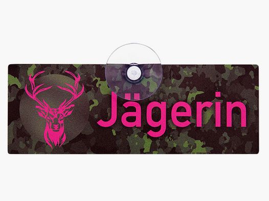 Wilde Hilde Original Autoschild Jgerin