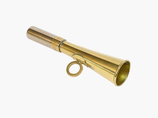 Elless Pocket Horn - Polished Brass 12 cm - Powerful Sound - Easy to Transport