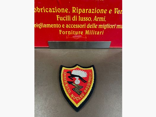 SCUDO RADIOMOBILE RICAMATO CARABINIERI