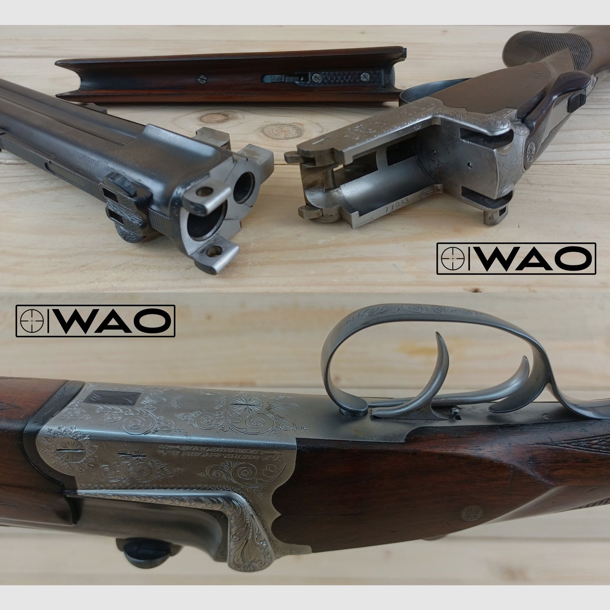 Sauer & Sohn BBF 54, Sauer 54, cal. 7x57R, 16/70 *incluso Optolyth Optik*