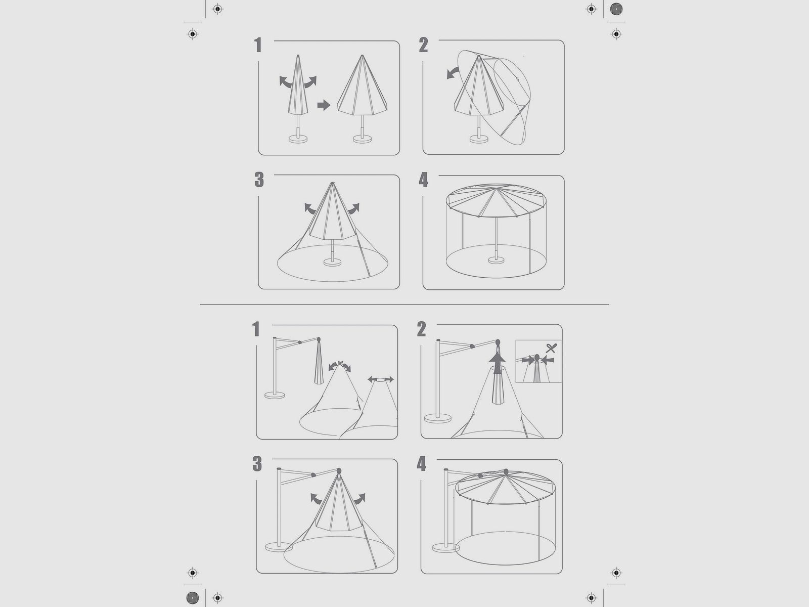 Insectenbescherming voor parasols, afbeelding 1 van 4