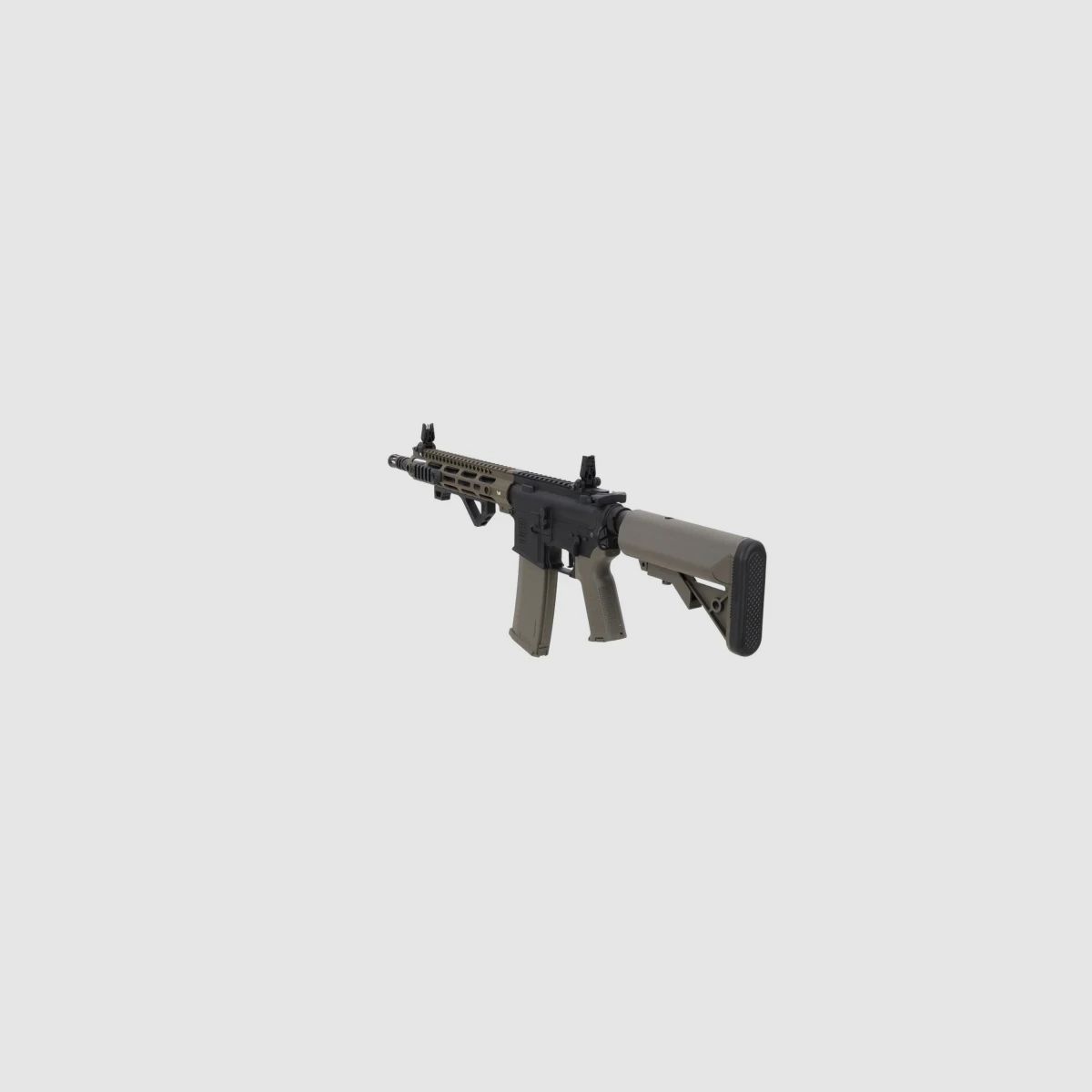 SA M4 Carbine M-LOK (SA-P20 PRIME™ Aster II ETU BLDC™) Rifle Airsoft Libre a partir de 18 - Negro/Oliva -F-