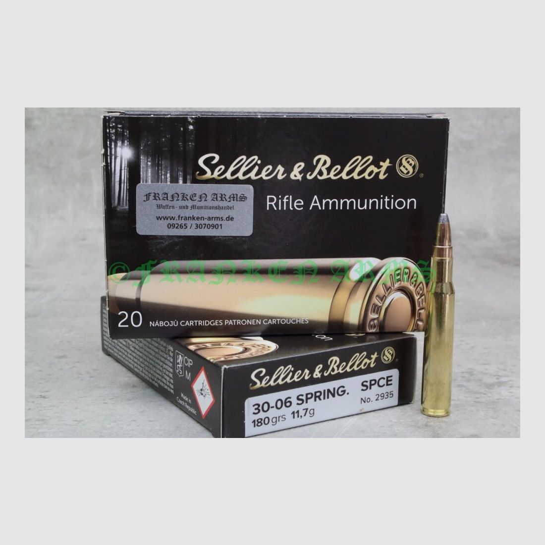 Sellier&Bellot .30-06 Spr. SPCE 180gr. 11,7g 20 Stück Staffelpreis