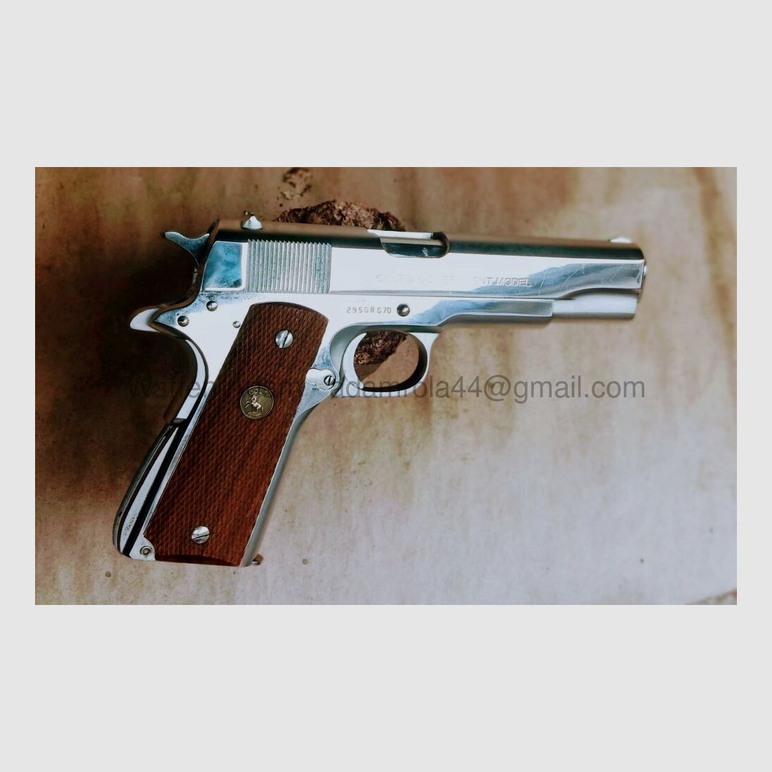 Colt MK IV/Series 70 Government Nickel