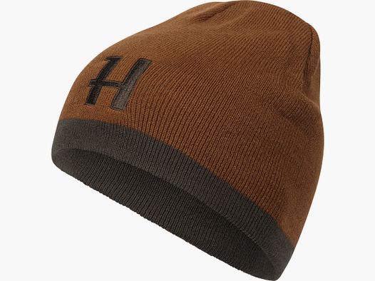 Härkila berretto reversibile Shadow brown/rustique clay