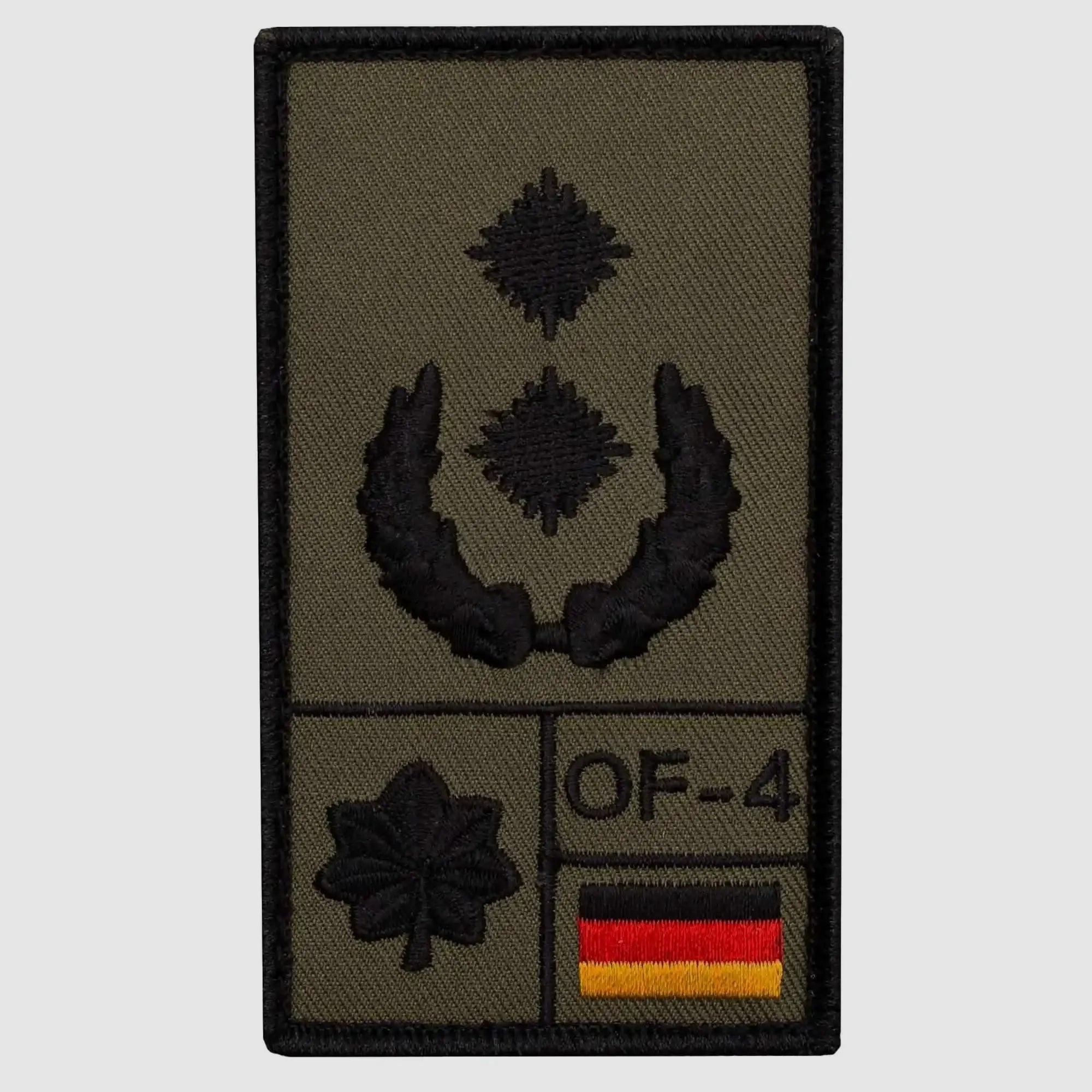Café Viereck Rank Patch Oberstleutnant