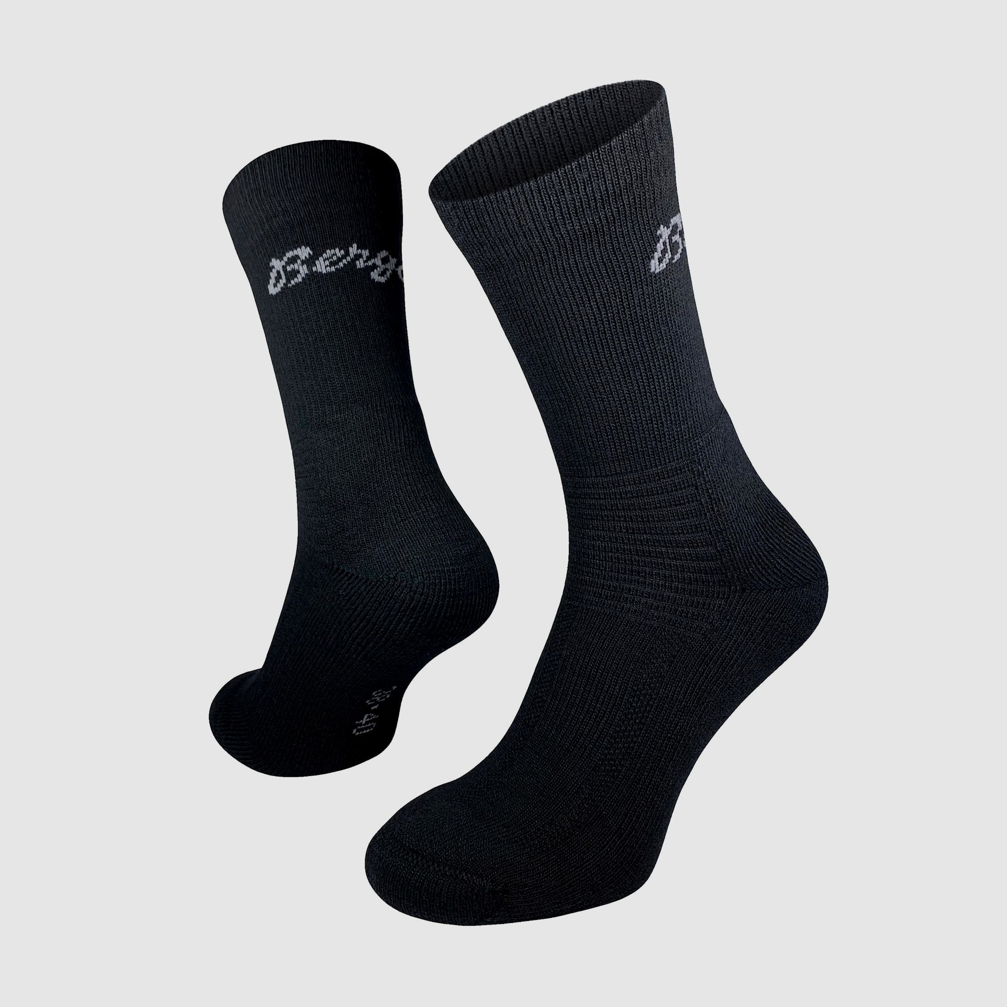 Bergans Allround Mid Merino Cushioned Sock Black 35-37