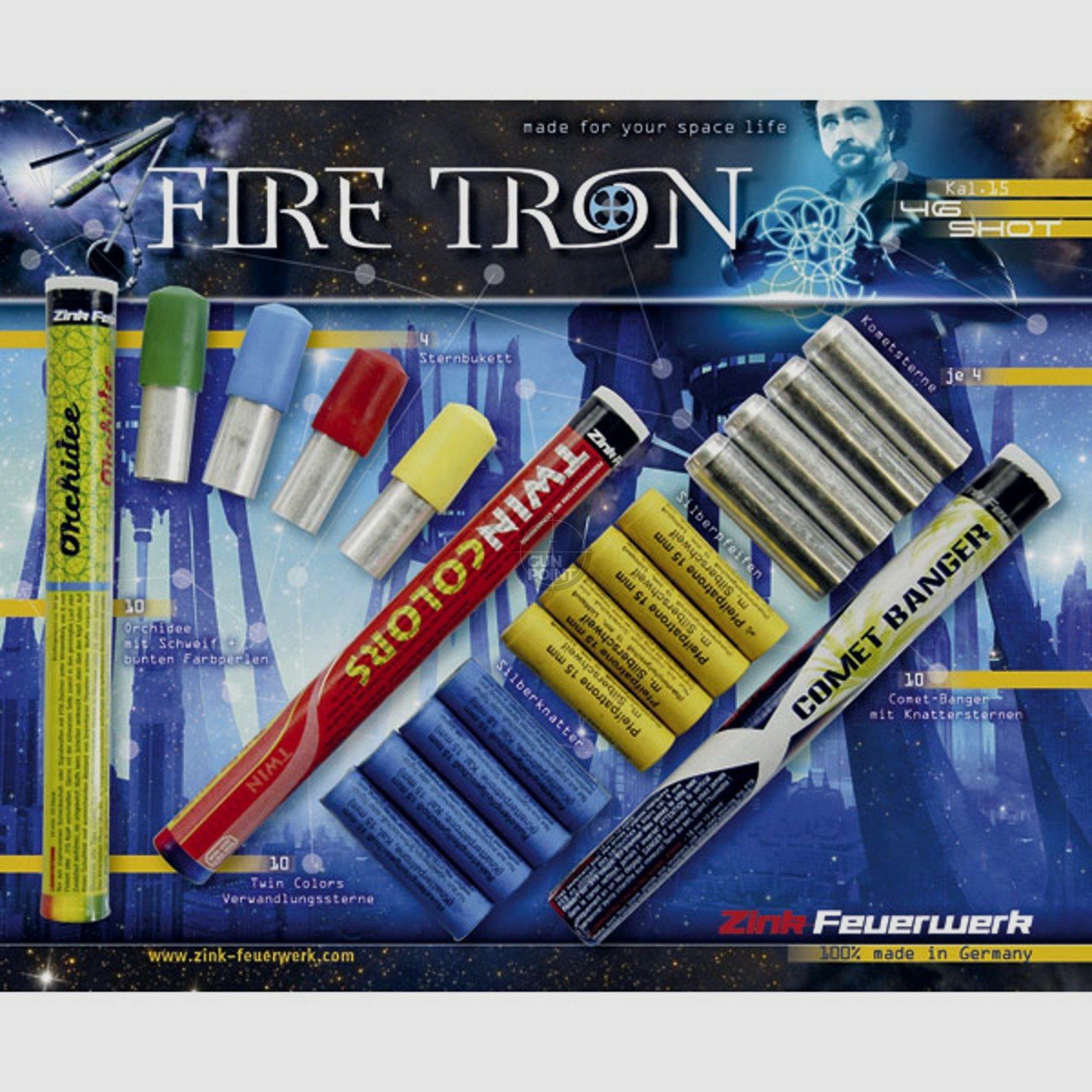 ZINK Effektmunition - Sortiment FIRE TRON 46 tlg.