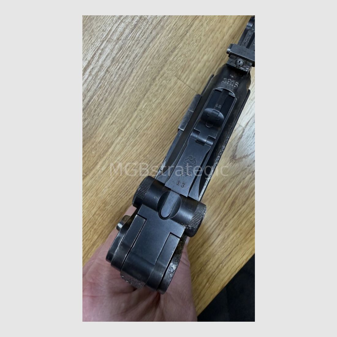 DWM Pistol 08 1916 - semi-automatic pistol 9mm Luger proof piece - valid proof CIP 2026 - Ari long 08 - Luger