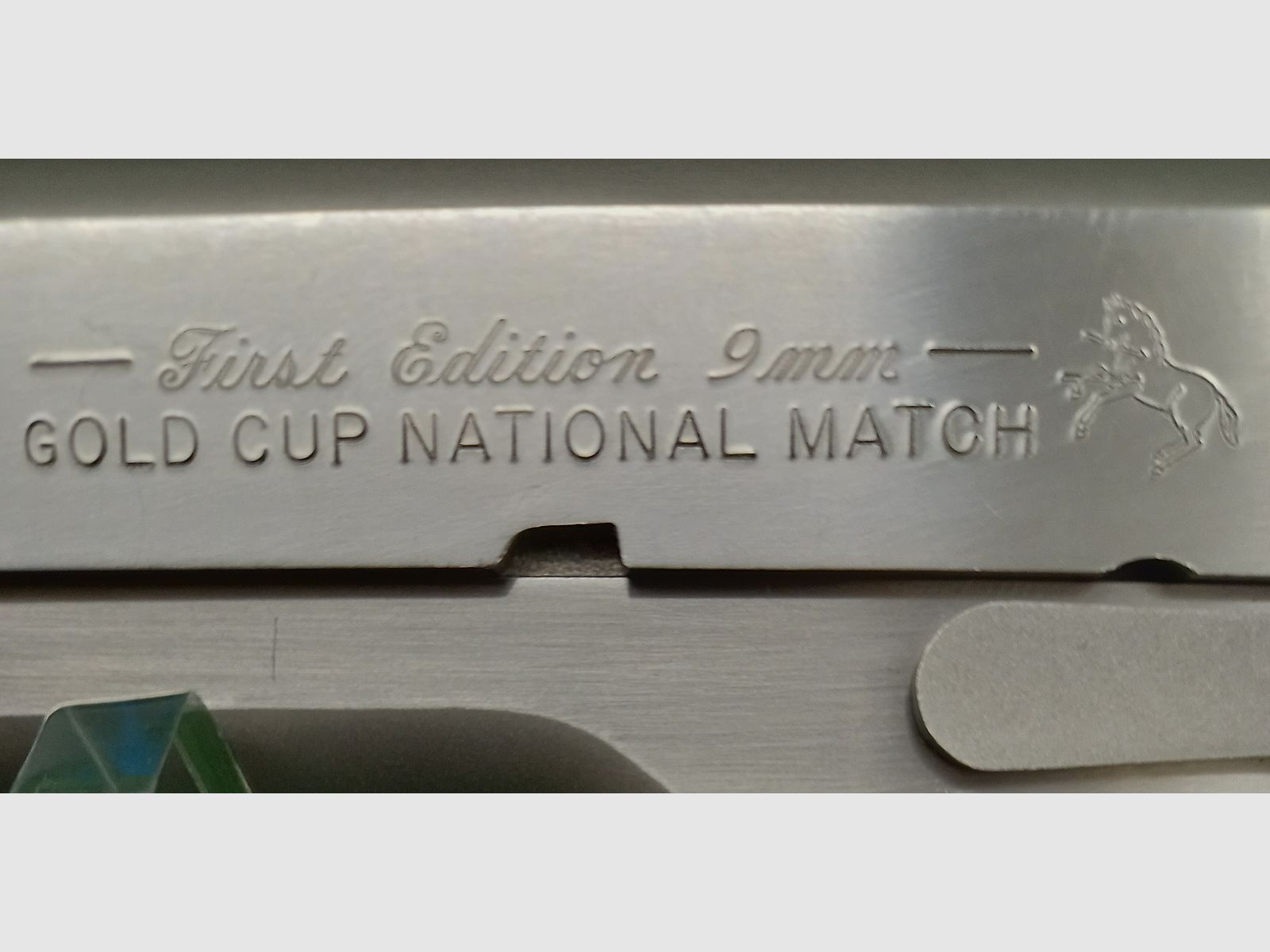 Colt Gold Cup National Match as First Edition in caliber 9mm Luger