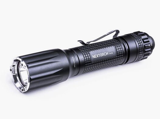 Nextorch TA30 Torcia LED tattica 1300 lumen testa con vetro ceramico nano frangivetro funzione strobo