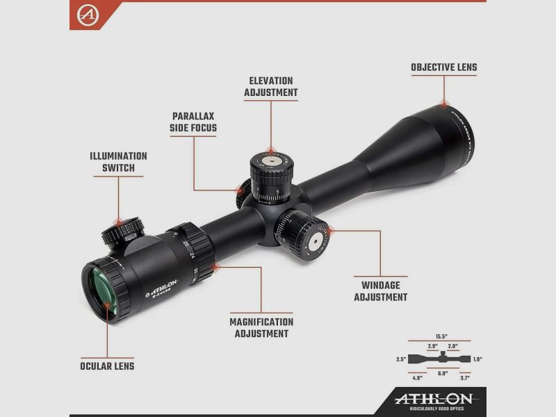 CHEAPEST PRICE / NEW GOODS 8-34x56 riflescope Athlon Optics Argos BTR GEN2