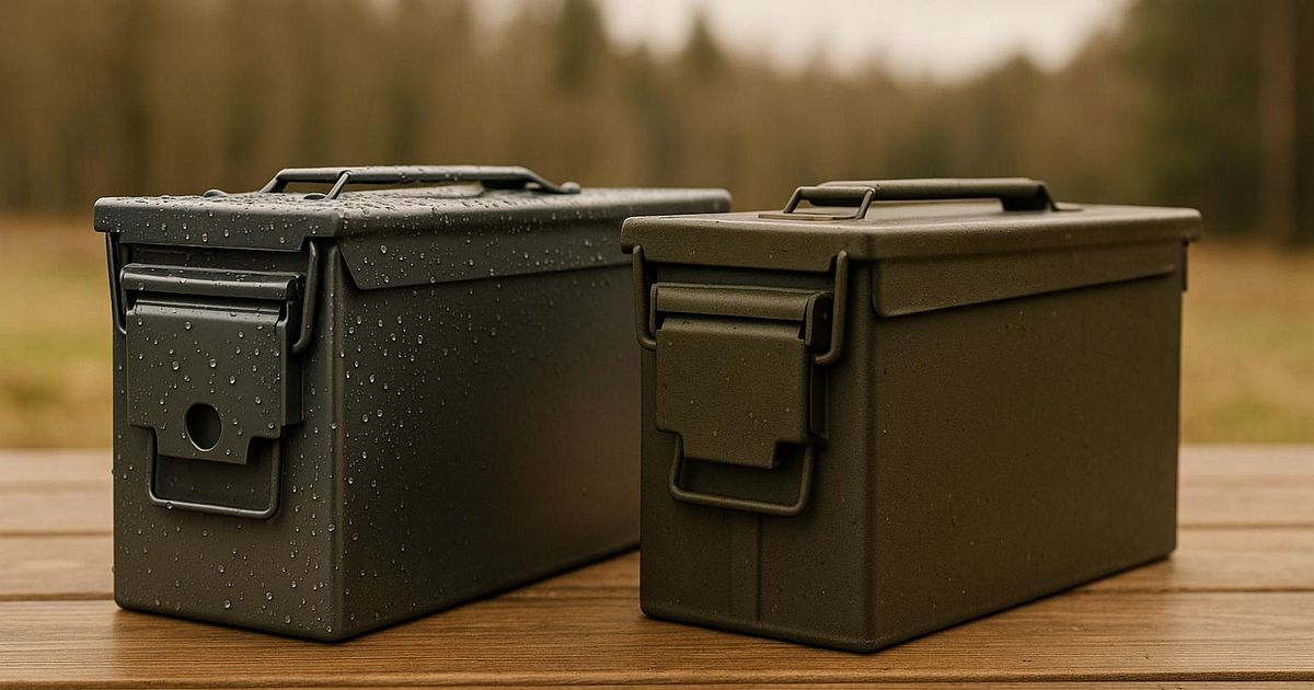 Waterproof vs. Weatherproof Ammunition Boxes - Gunfinder