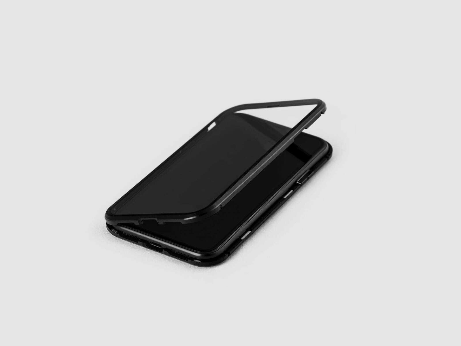 HUNTSYSTEMS magnetische Handyhülle 360° schwarz Huawei P30 Lite