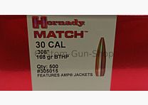 Hornady BTHP 168Gr Match Bullets