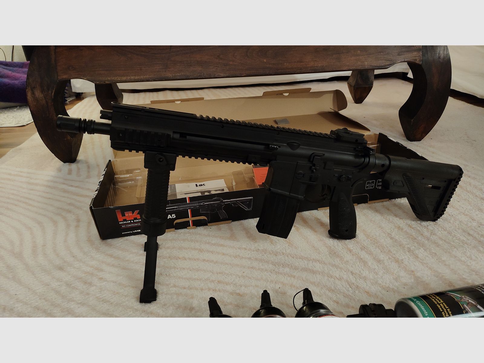 Heckler&Koch HK416 A5 CO2 Kal. 4,5 mm Stahl BB inklusive Zubehör