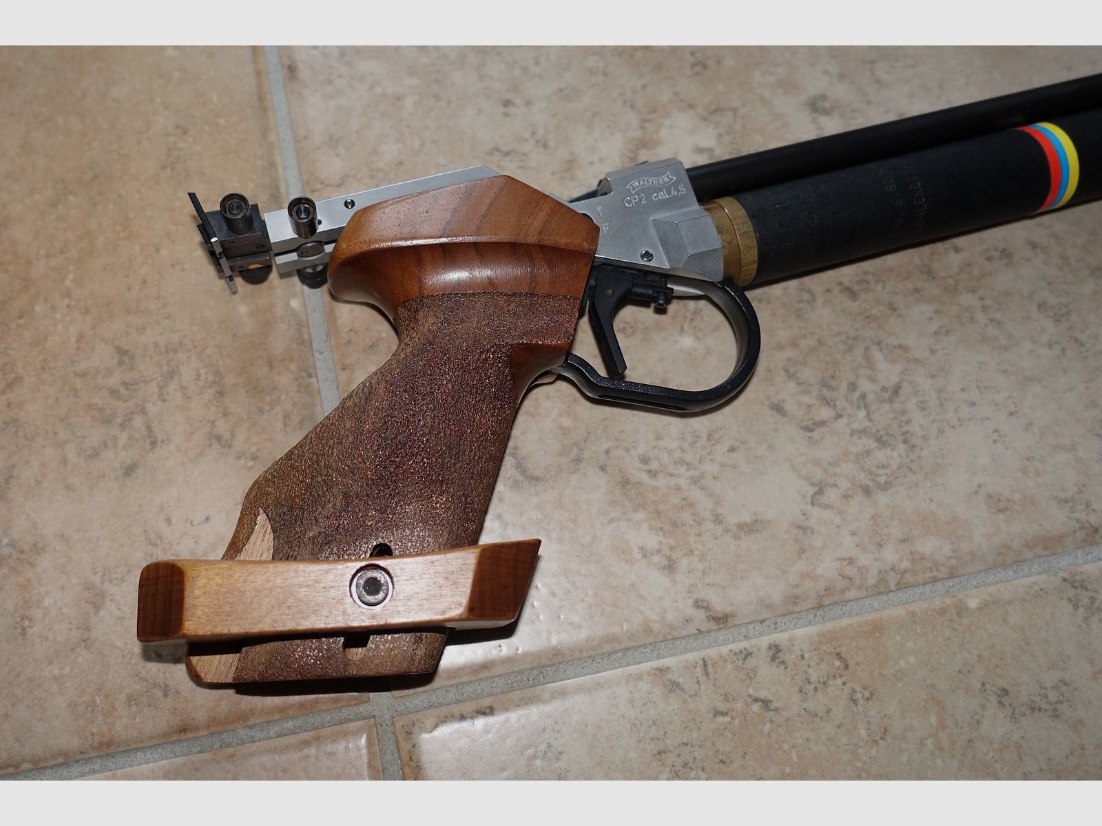 Pistola de competición Walther CP2