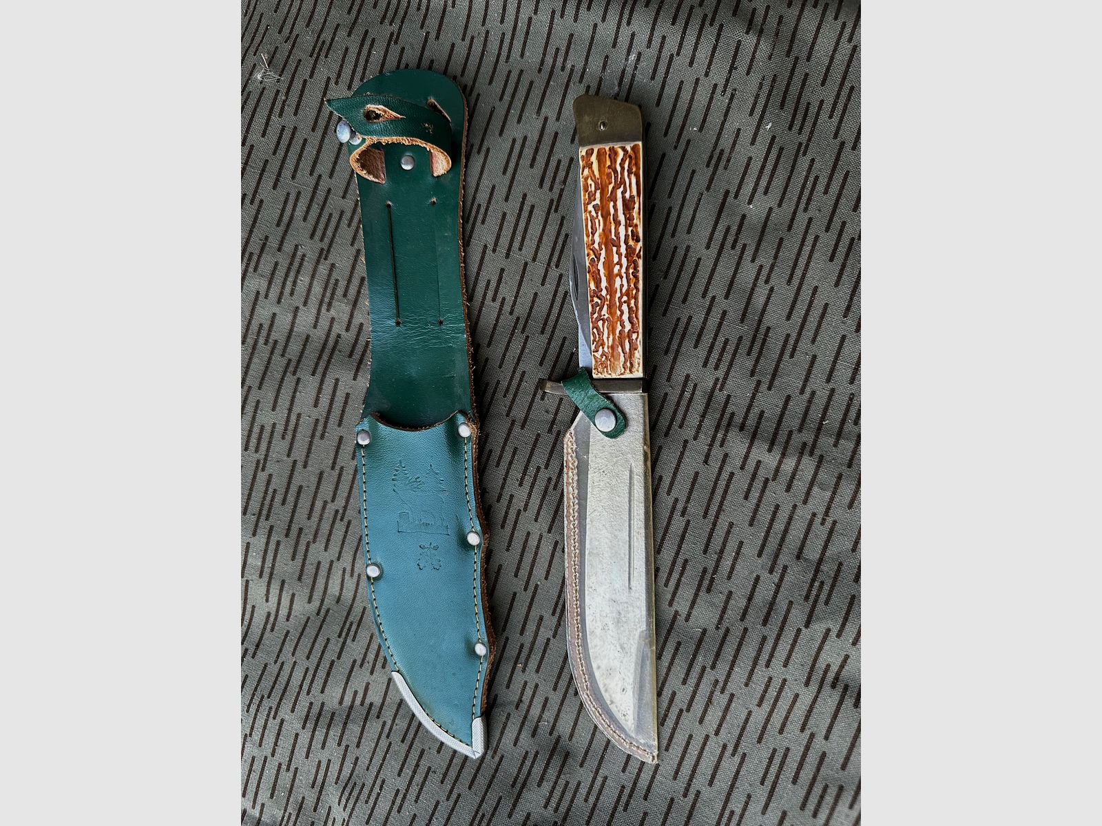 Waidbesteck Jagdmesser DDR Mühlhausen 
