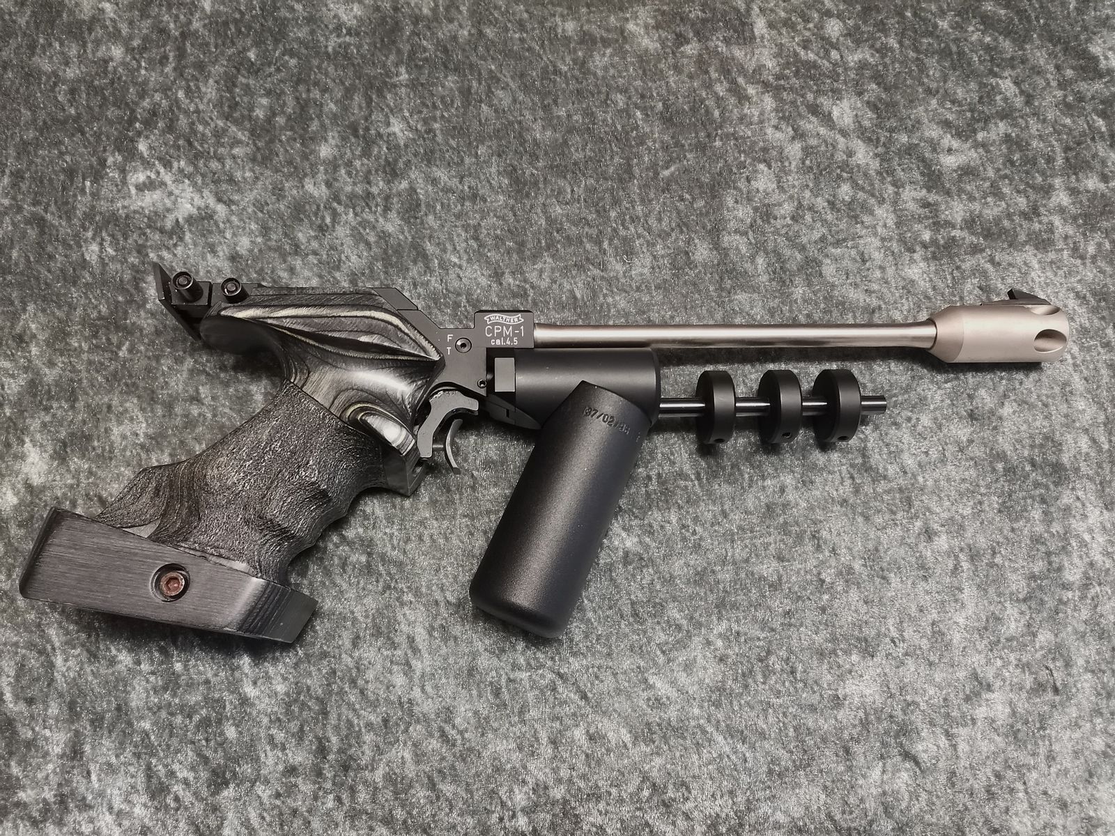Walther CPM1 Luftpistole CO2 Matchpistole 4,5mm Diabolo