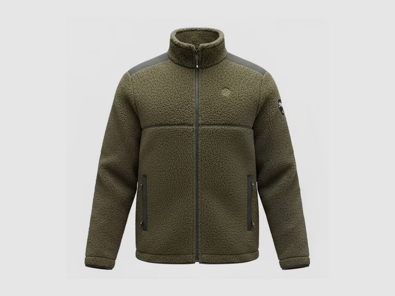 Gengis fleece jacket bear green, image 1 of 3