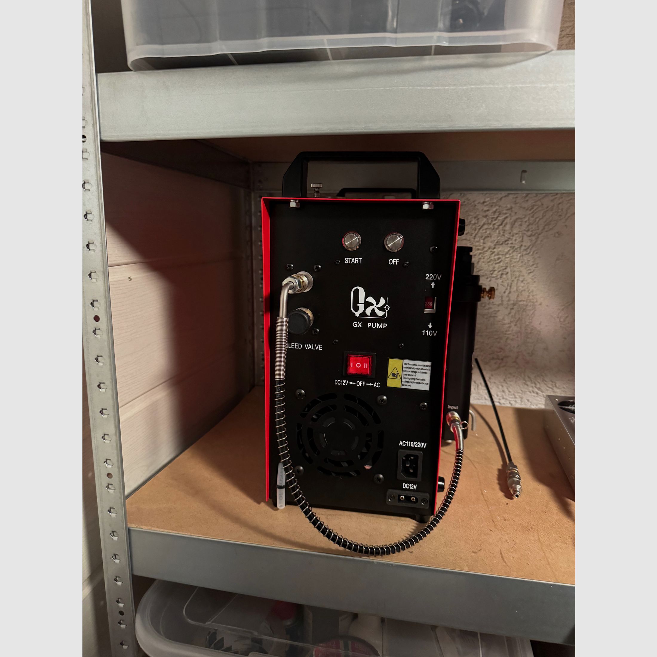 GX PUMP GX-E-CS4-I Tragbarer PCP kompressor 400 bar 5800 psi