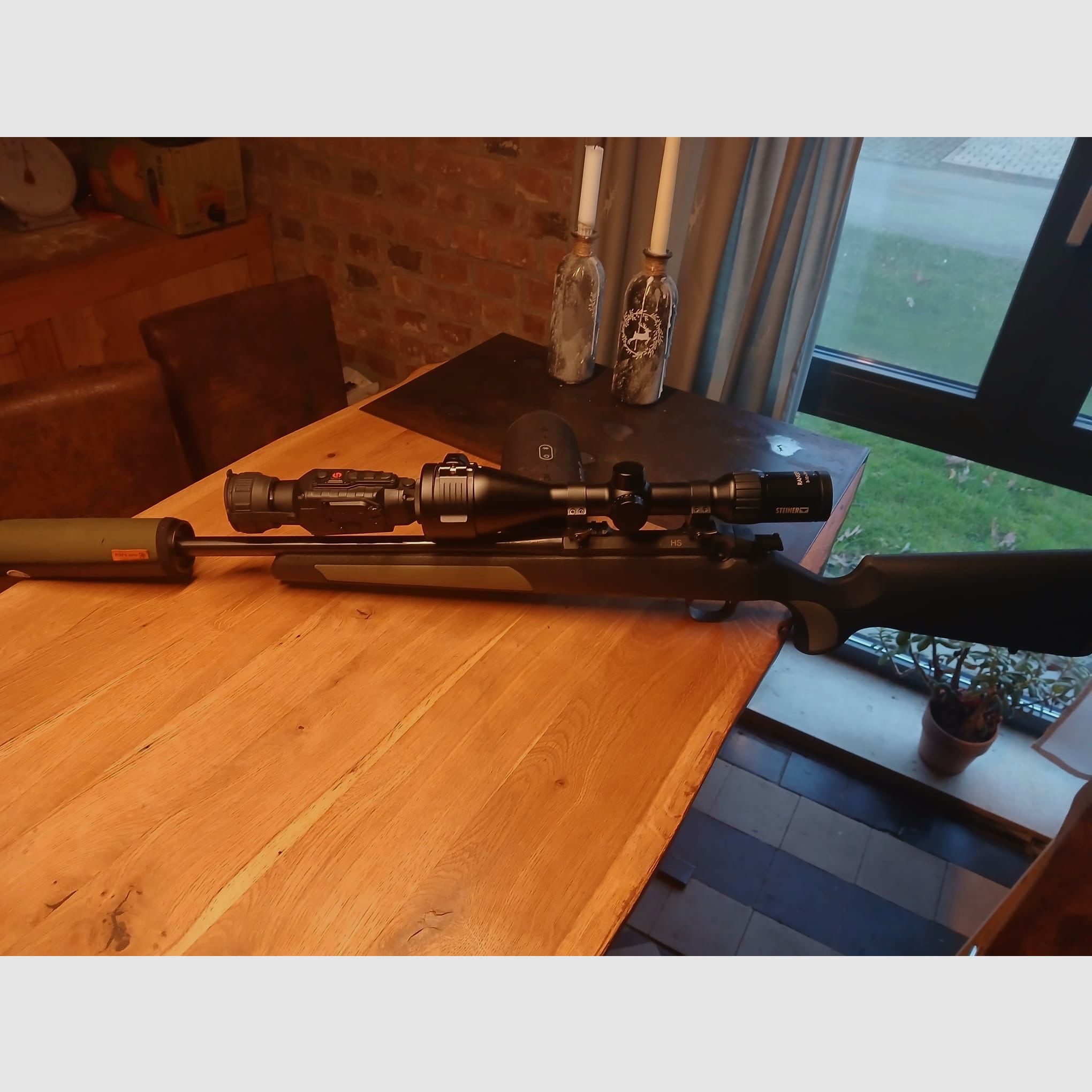 Steelaction HS .308 win Hausken 184 xtr. Guide T435 Leupond Mount Steiner Ranger